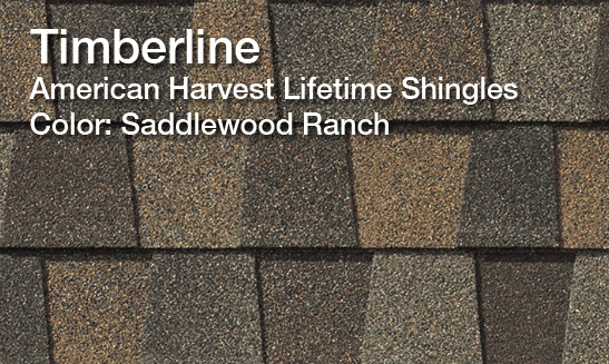 Pittsburgh GAF Timberline American Harvest Shingles