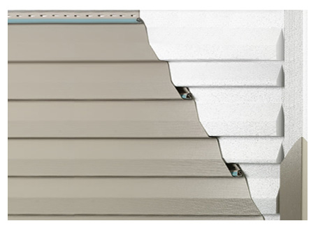Alside Charter Oak Siding with EPS Foam Insulation