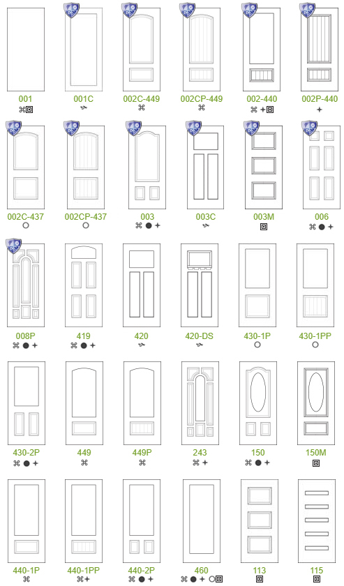ProVia Fiberglass Entry Door Signet Door Styles
