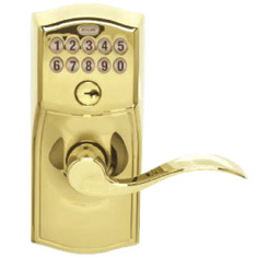 Schlage Electronic Keypad Accent Lever Electronic Lockset Elect-Bb-Ext