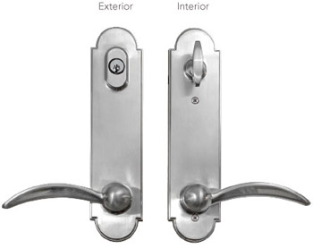 Trilennium Multi Point Exterior Handles Pinnacle