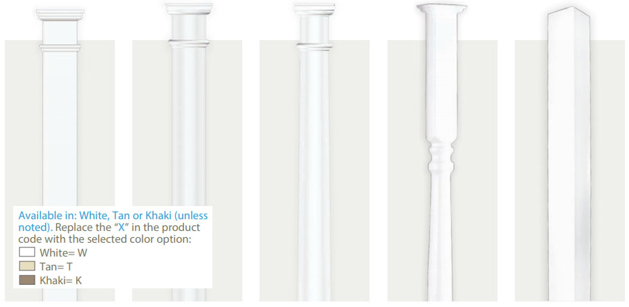 UltraGuard Vinyl Columns